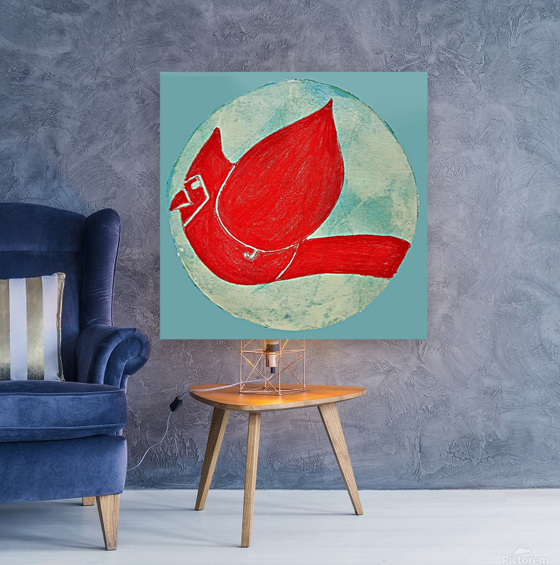 Cardinal In Flight Reproduction