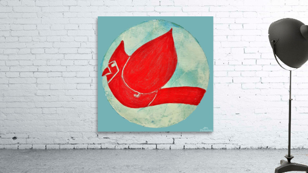 Cardinal In Flight Wall Preview