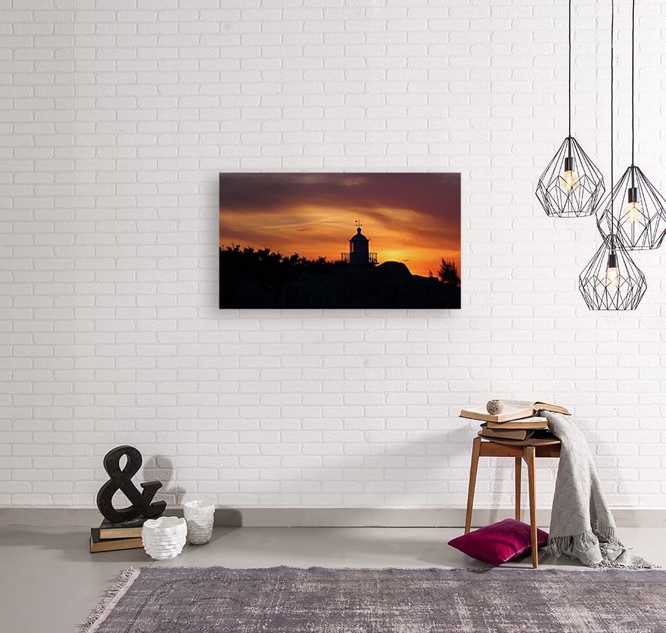Lighthouse sunset Reproduction