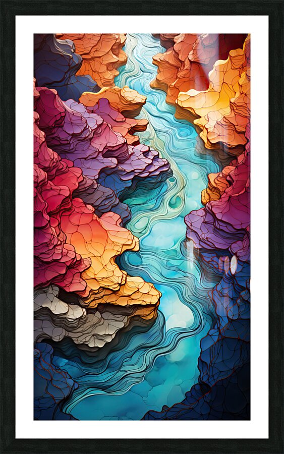 River Picture Frame Printing