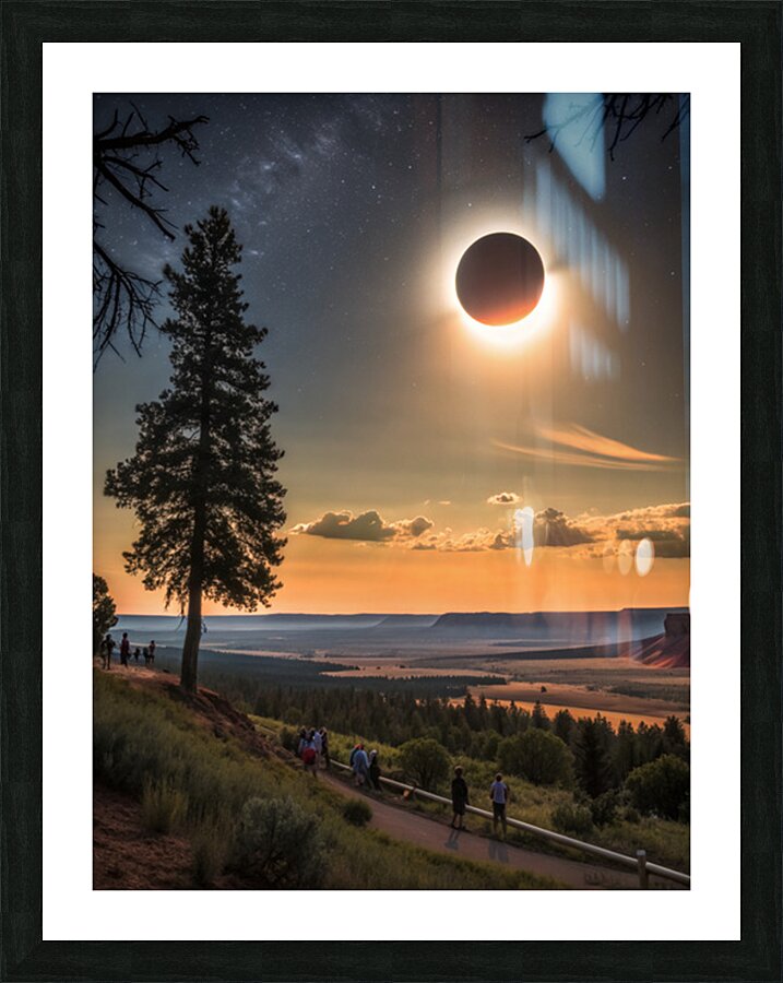 Epic Solar Eclipse Photography 1 Picture Frame print