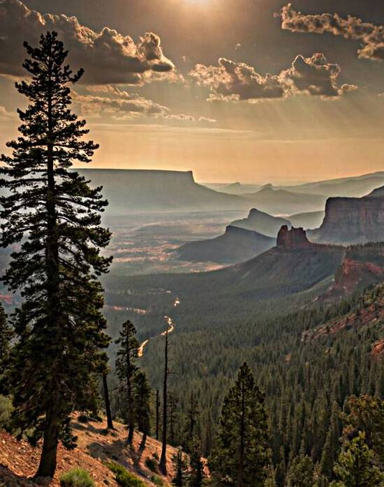 Solar Eclipse Over the American Wilderness – Celestial Wall Art 1 by Artivax