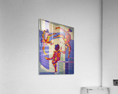 Juggling balls foot Acrylic Print