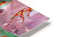 Tightrope under the lights HD Metal print