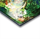 green fluid abstract Acrylic print