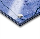 indigo rough texture Acrylic print