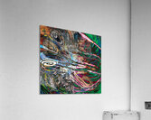 fluid energetic flow Acrylic Print