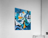 blue mood abstract Acrylic Print