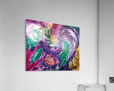 purple tones abstract Acrylic Print