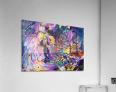 waving whirling flow Acrylic Print