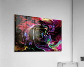 rainbow colored shapes Acrylic Print