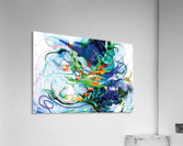 liquid moving elements Acrylic Print