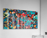 multiform colored abstract shapes Acrylic Print