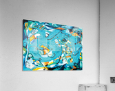 abstract colored shapes Acrylic Print