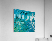 lines ledges  blue space Acrylic Print
