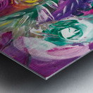 purple tones abstract Metal print