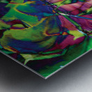 swirling abstract shapes  Metal print