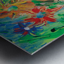 multicolored flowers impression Metal print
