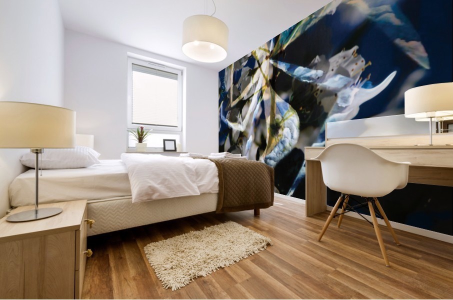 abstract winged angel Mural print