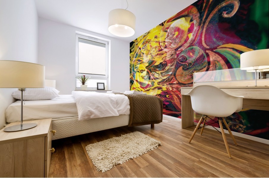 shapes development Mural print