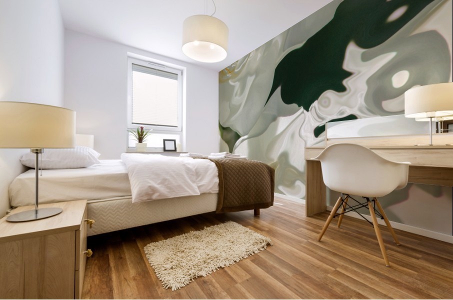 light and shade Mural print
