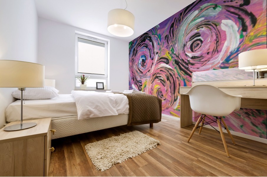 absract swirls Mural print
