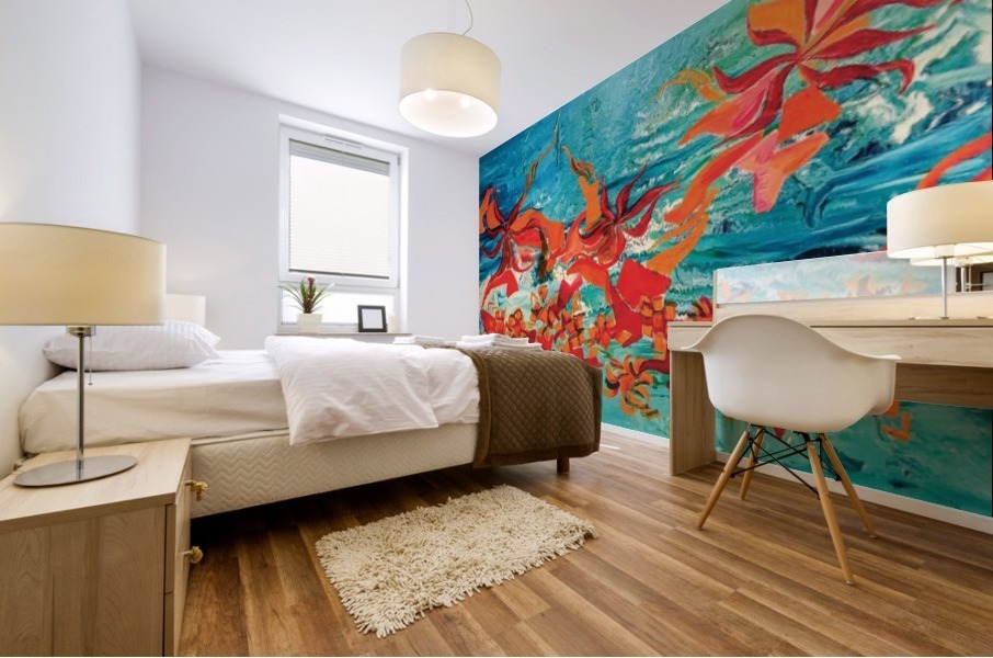 corals Mural print