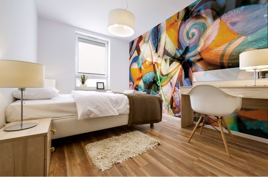 soft tones transparencies Mural print