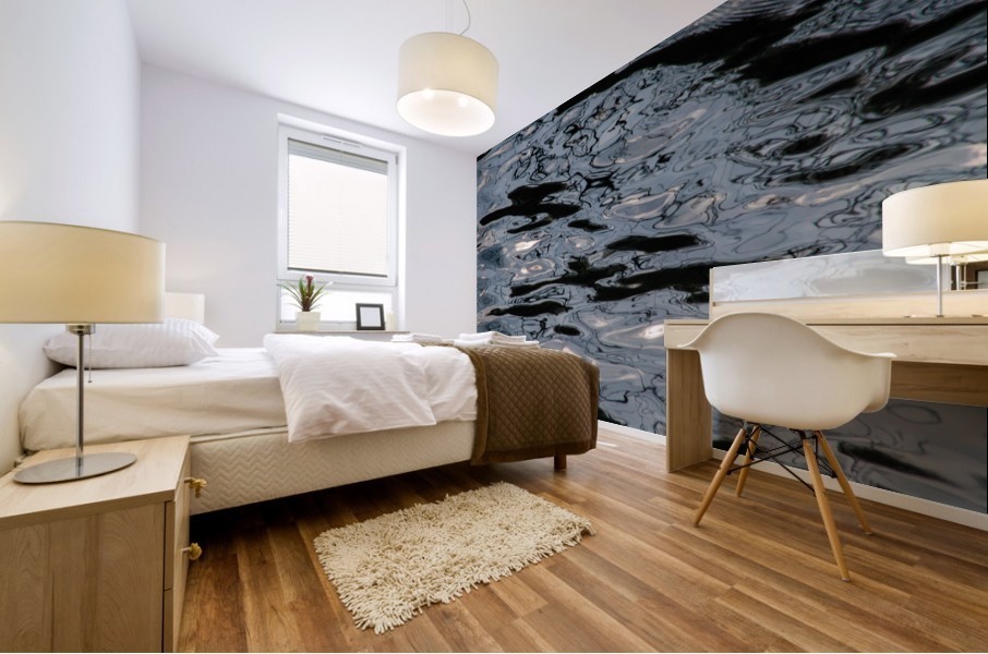 blue shades Mural print
