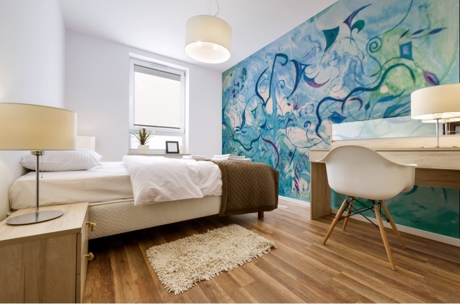 abstract orient impression Mural print