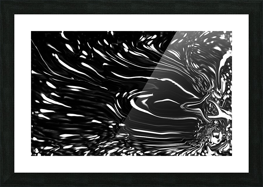 fluid contrasts Picture Frame print