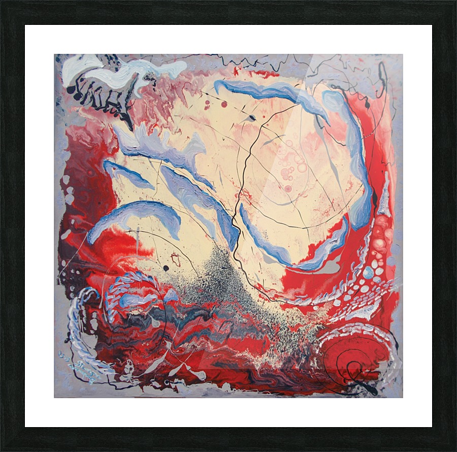 movements infinite Picture Frame print