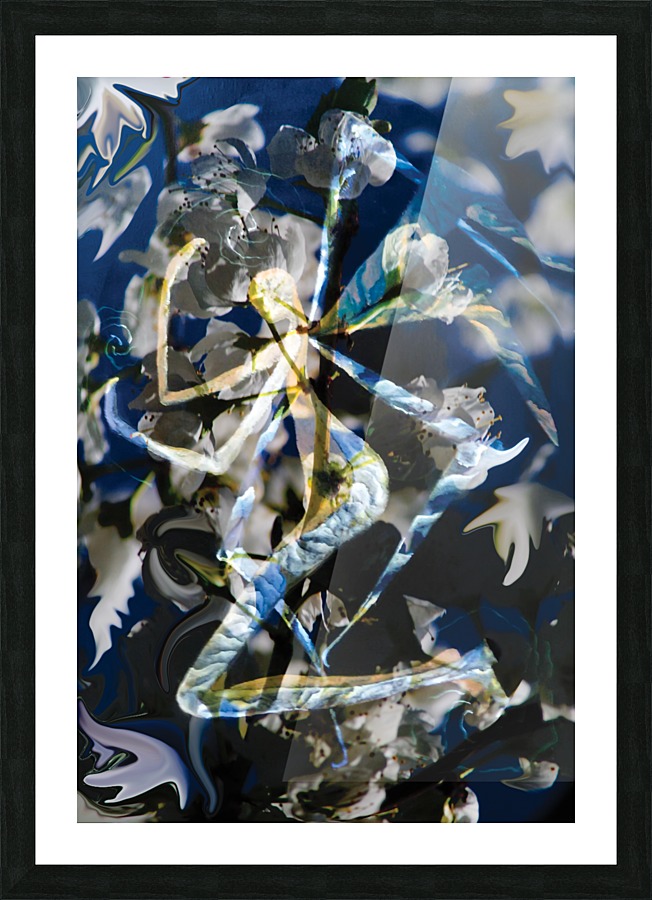abstract winged angel Picture Frame print