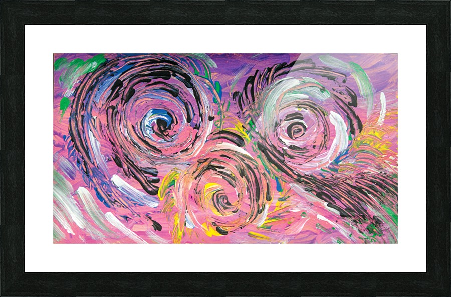 absract swirls Picture Frame print