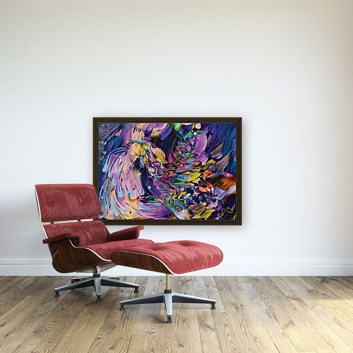 waving whirling flow Reproduction