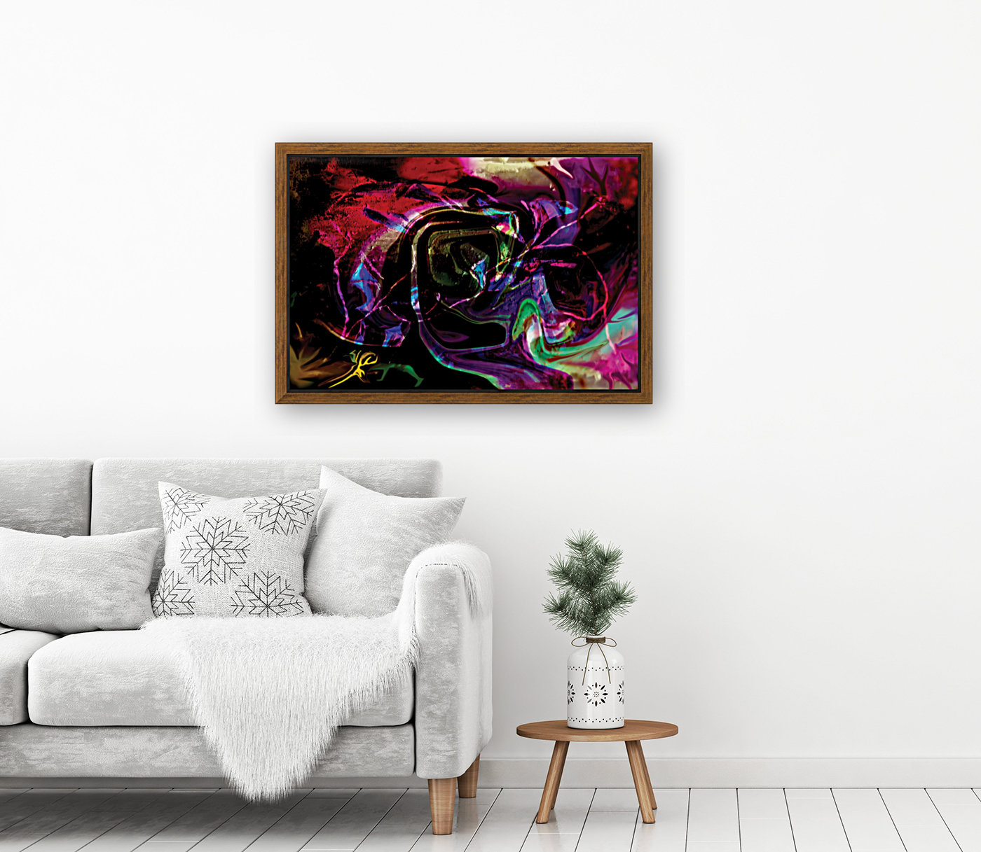 rainbow colored shapes Reproduction