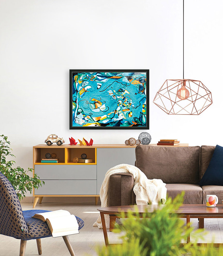 abstract colored shapes Reproduction