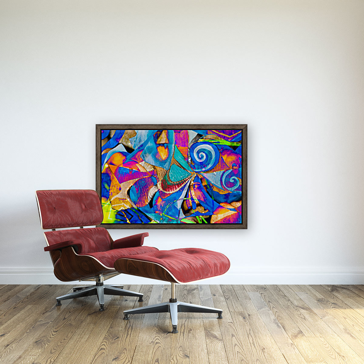 bright colors abstract shapes Reproduction