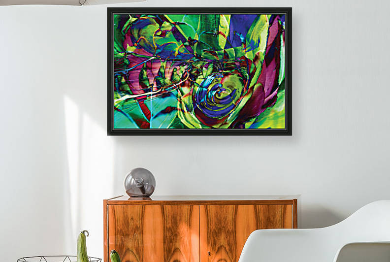 swirling abstract shapes  by BBS Art