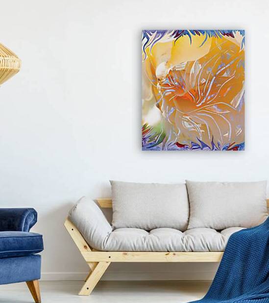 warm colors abstraction by BBS Art