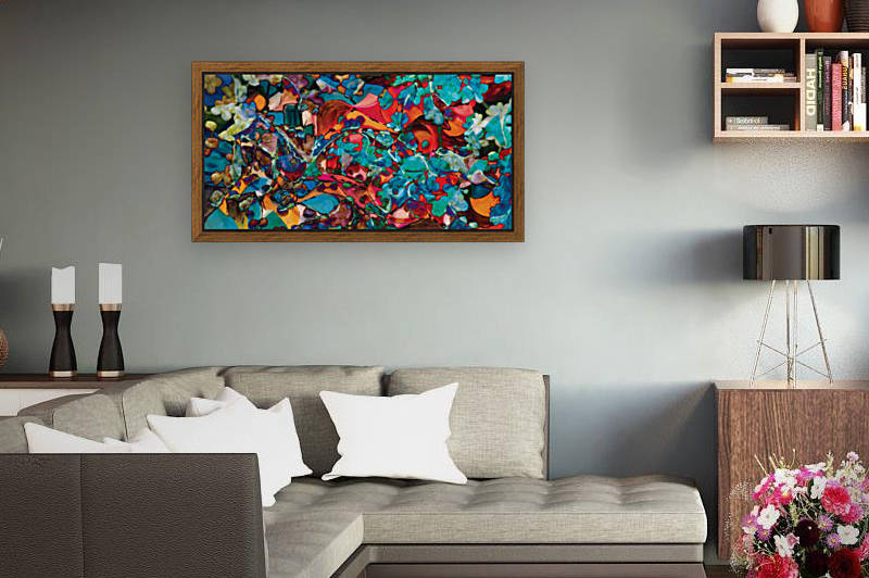 multiform colored abstract shapes by BBS Art