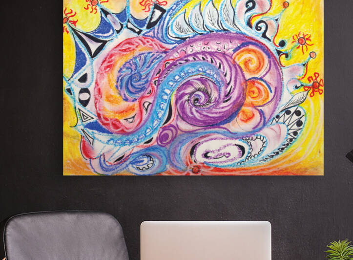 roundish abstract shapes by BBS Art