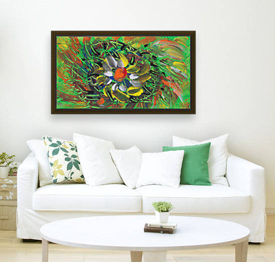 savage flower meadow abstraction by BBS Art