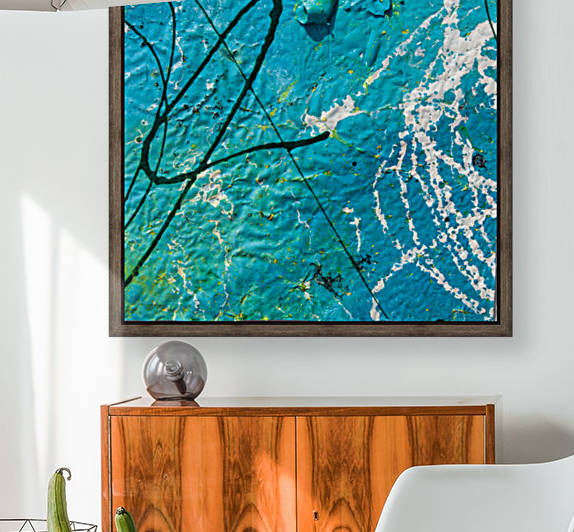 lines ledges  blue space by BBS Art