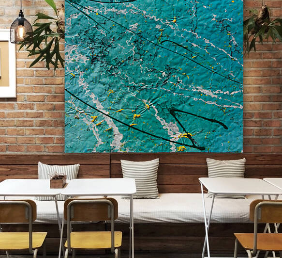 streaks lines wavy art by BBS Art
