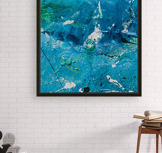 streaks spots abstract art by BBS Art