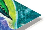 abstract leaf shapes HD Metal print