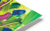 abstract multicolored flowers HD Metal print