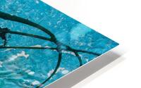 light blue abstract HD Metal print
