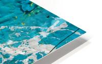 lines ledges  blue space HD Metal print